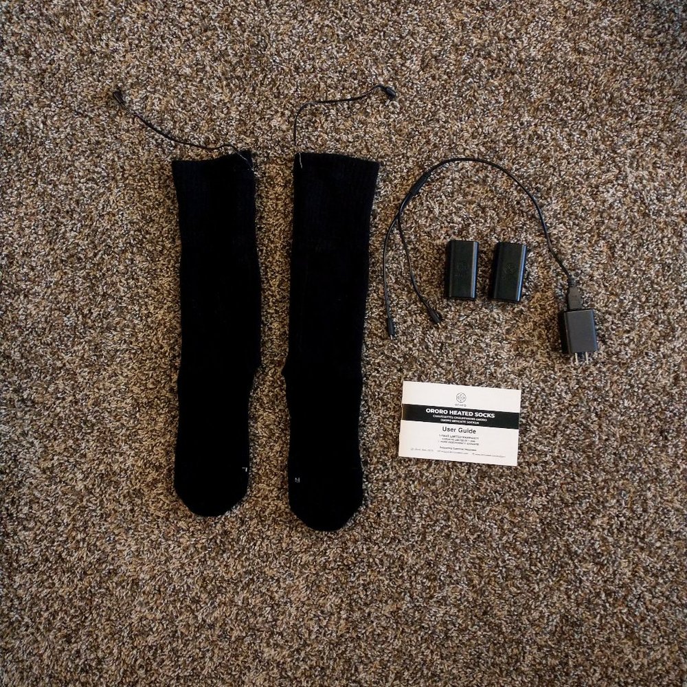 ORORO Heated Socks, Size Small